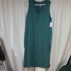 Sonoma Emerald Green Midi Dress